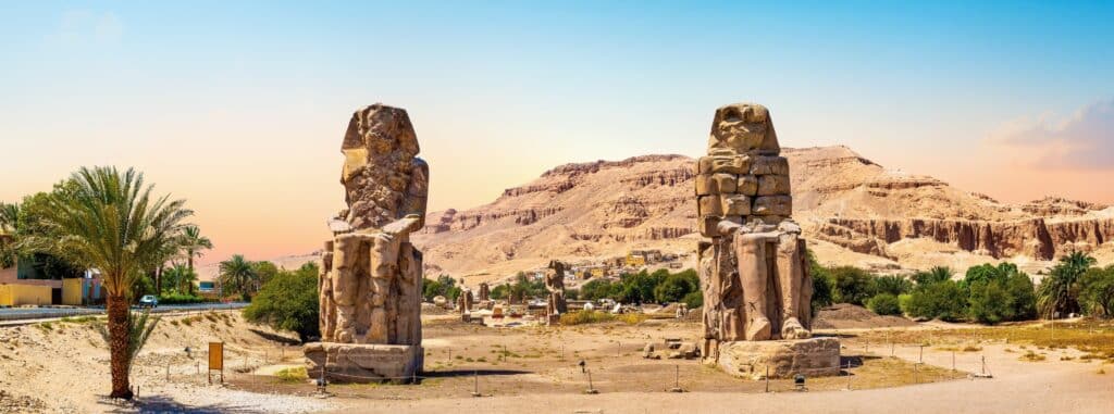 kiertomatkat egyptissä - colossi of memnon