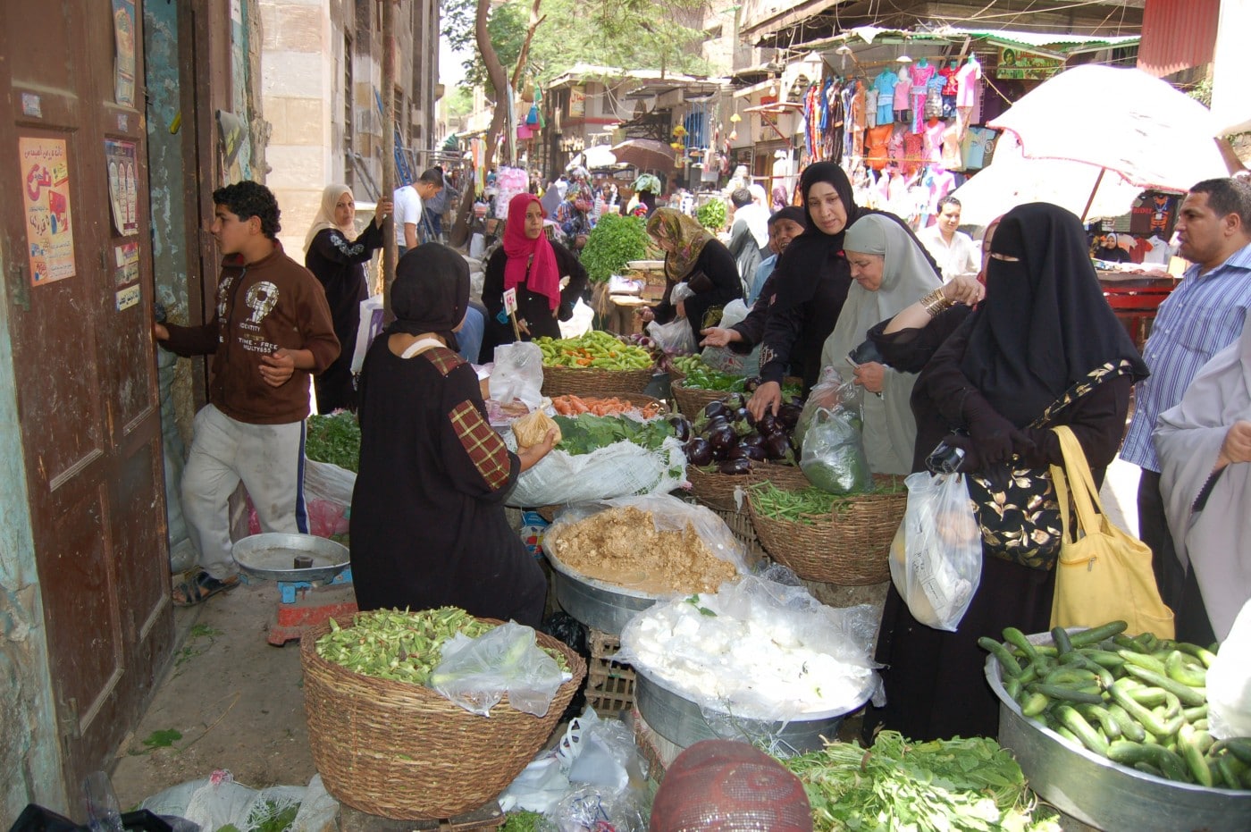 Marknad i Kairo